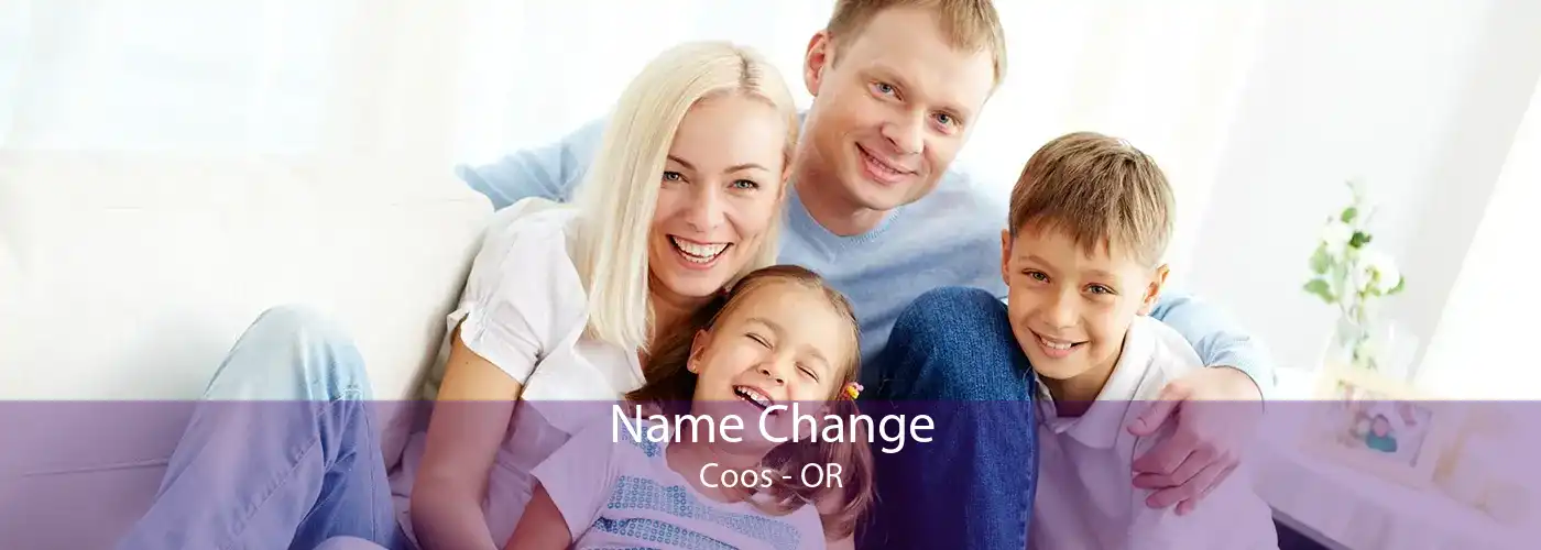  Name Change Coos - OR