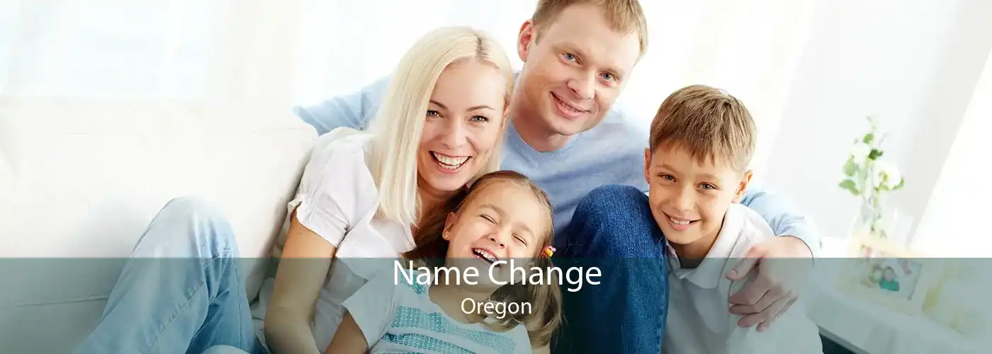  Name Change Oregon